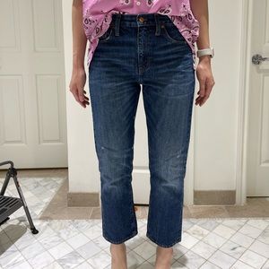 Madewell Straight Leg Crop Jean